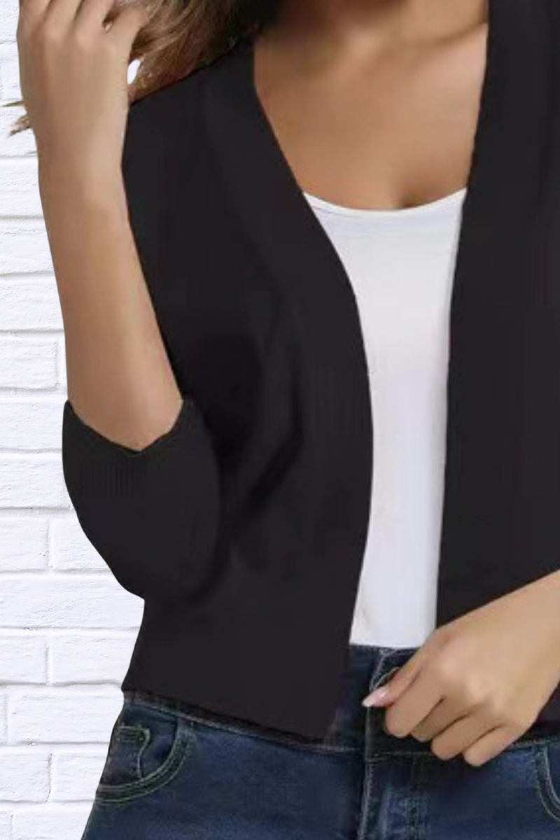 Timeless Open Front Cardigan