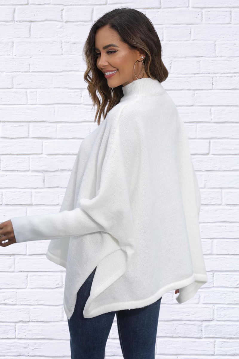 Loose Hem Plain Sweater