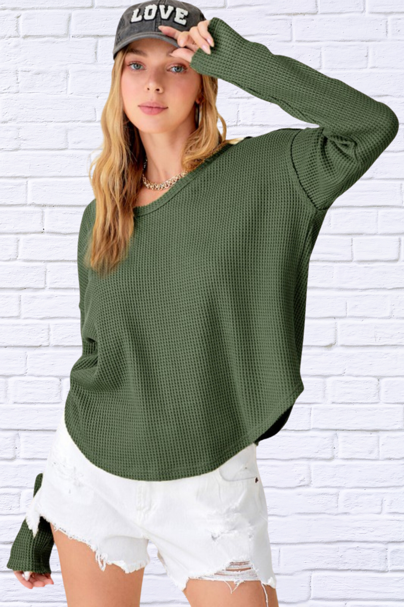 Olive Green Joanne Top