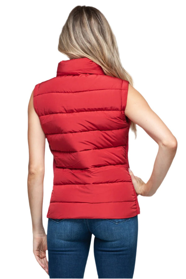 Snobbish Zip Up Turtleneck Vest with Pockets