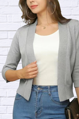 Timeless Open Front Cardigan