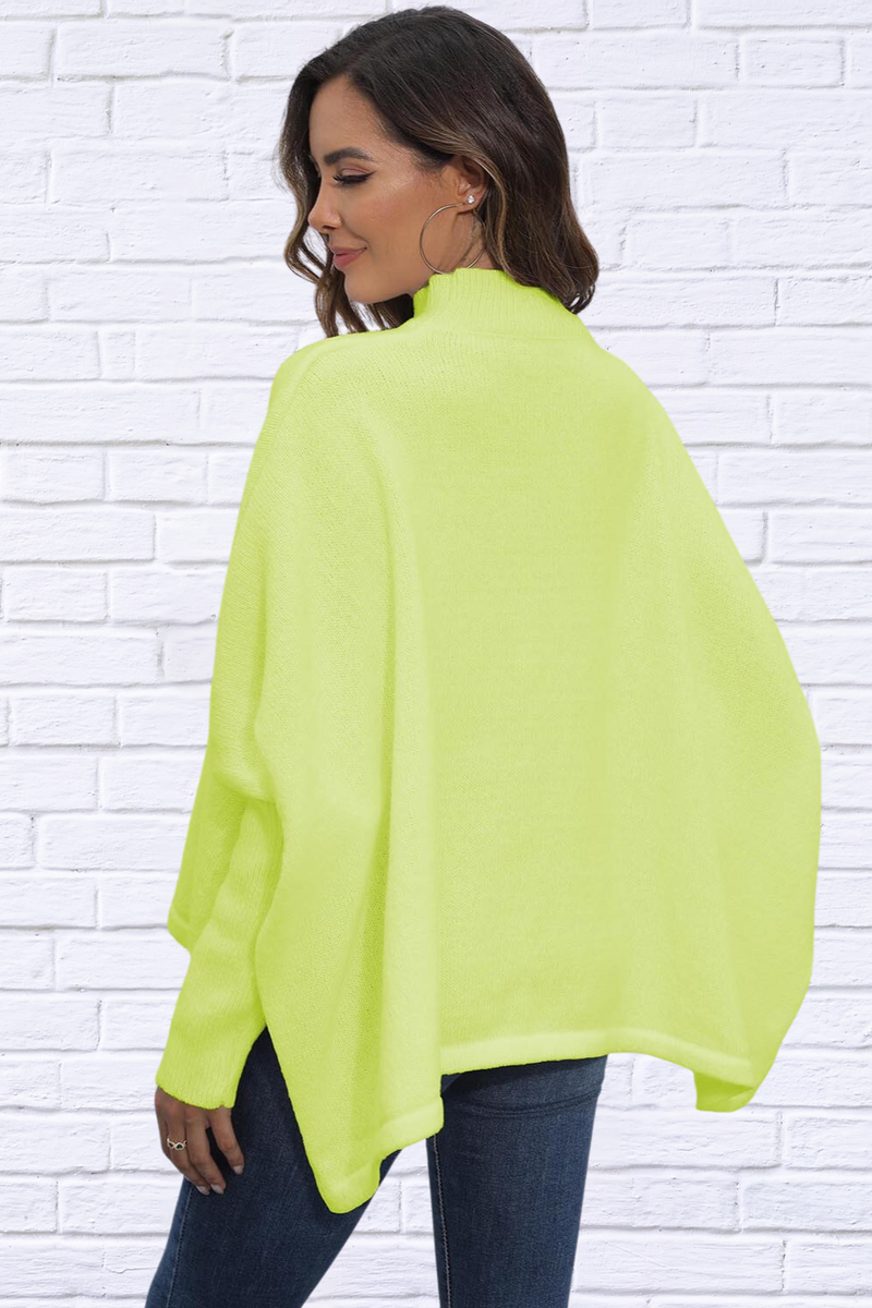 Loose Hem Plain Sweater