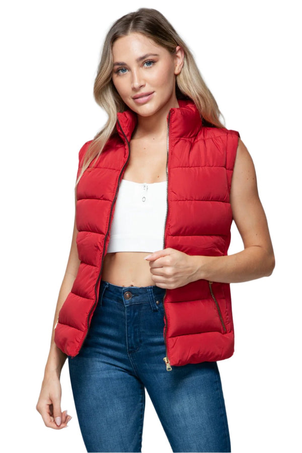 Snobbish Zip Up Turtleneck Vest with Pockets