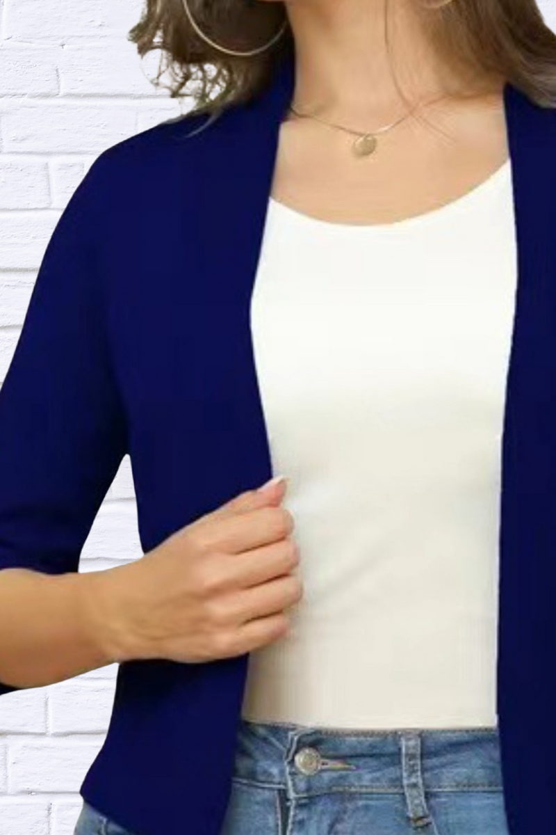 Timeless Open Front Cardigan