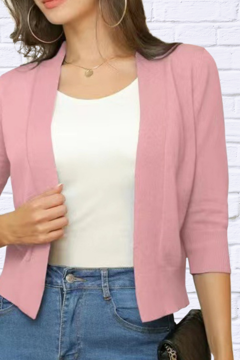 Timeless Open Front Cardigan