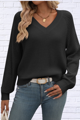 Kipling V-Neck Long Sleeve Sweater