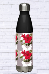 Mandeville flower by Stainless steel water bottle