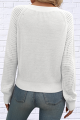 Kipling V-Neck Long Sleeve Sweater