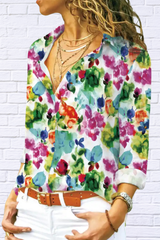 Sandy Women’s Fashion Floral Print Shirt