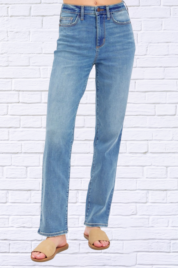 Judy Blue Full Size High Waist Straight Jeans