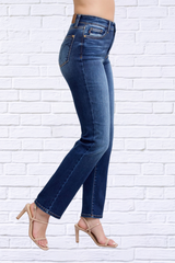 Judy Blue Full Size Washed Straight Leg Jeans with Pockets