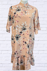 Peach Floral dress