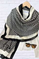 Black and White Classic Shawl