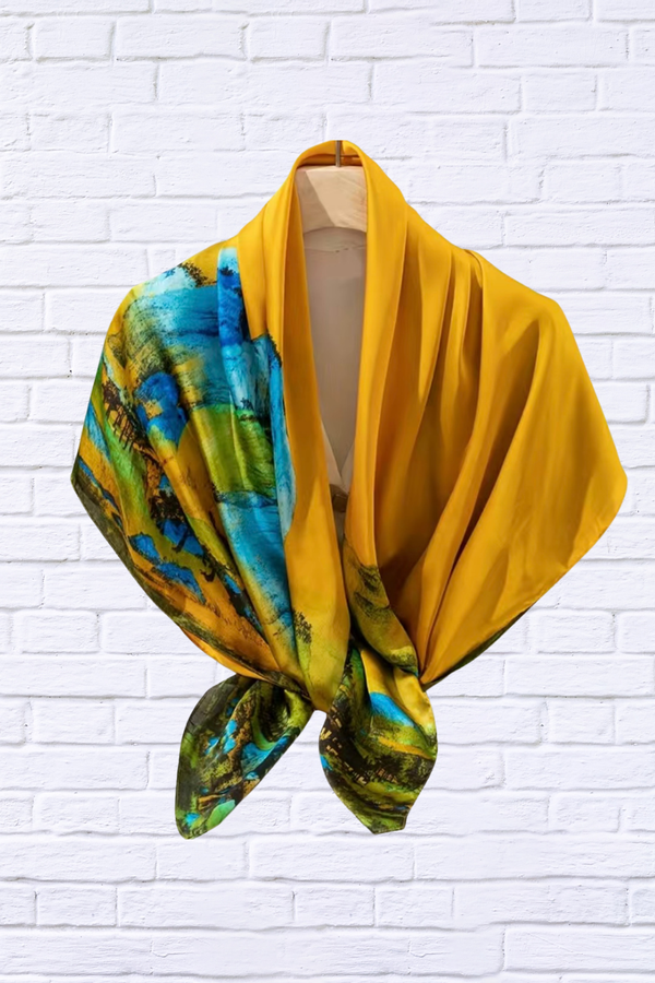 Vibrant And Cheerful Printed Scarf