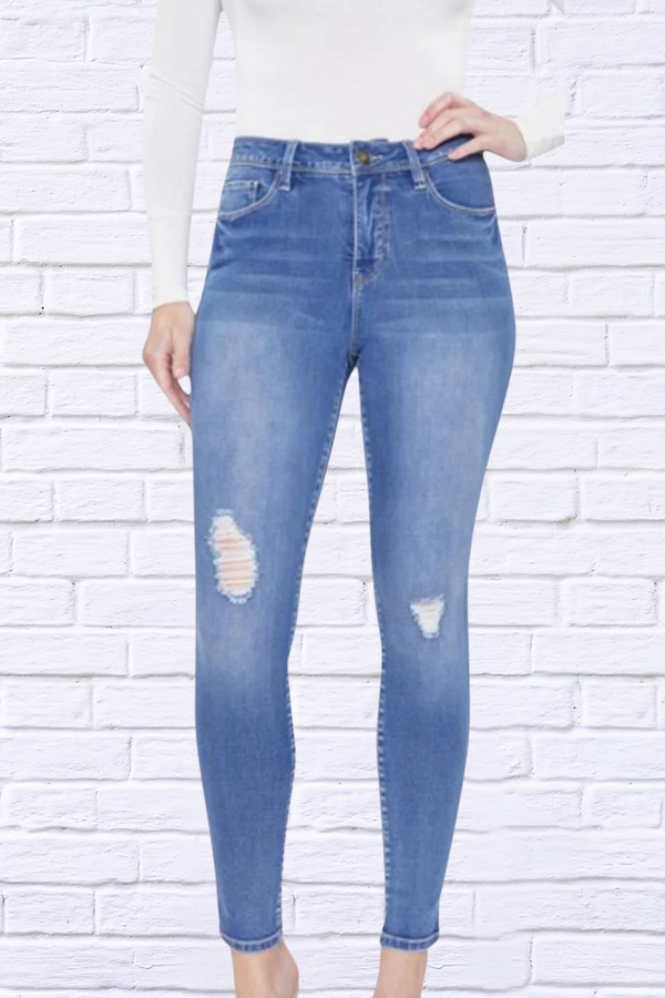 Missy Hide Your Muffin Top High-Rise Skinny Jean