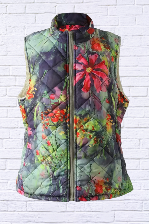 Floral Printed Vest