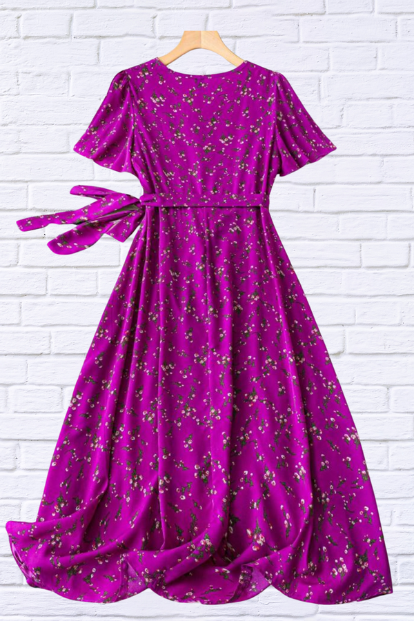 Magenta Mania Wrap Dress